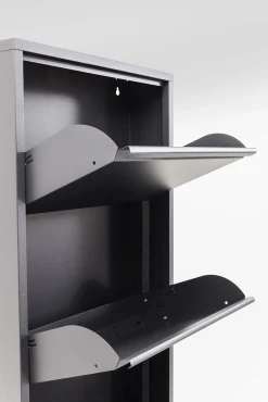 Outlet KARE Design Szafka na buty Caruso 50x170 cm antracytowa - KARE