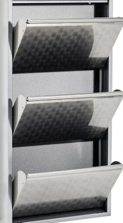 Sale KARE Design Szafka na buty Caruso 50x103 cm srebrna - KARE