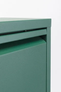 Outlet KARE Design Szafka na buty stalowa 3 półki kolor zielony 50x103 cm - KARE