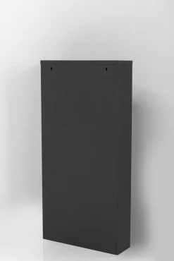 Discount KARE Design Szafka na buty stalowa czarna 3 przegródki 50x104 cm - KARE