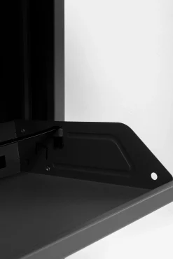 Discount KARE Design Szafka na buty stalowa czarna 3 przegródki 50x104 cm - KARE