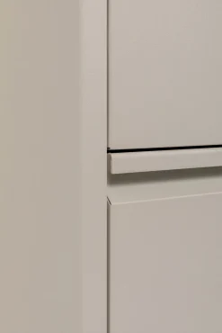 Hot KARE Design Szafka na buty stalowa kremowa 3 przegródki 50x104 cm - KARE