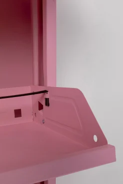 Fashion KARE Design Szafka na buty stalowa różowa 5 przegródek 50x173 cm - KARE