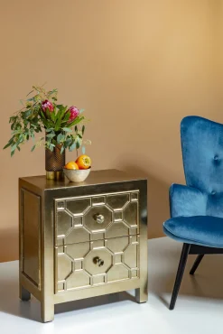 Best KARE Design Szafka nocna Alhambra 59x65 cm szampańska - KARE