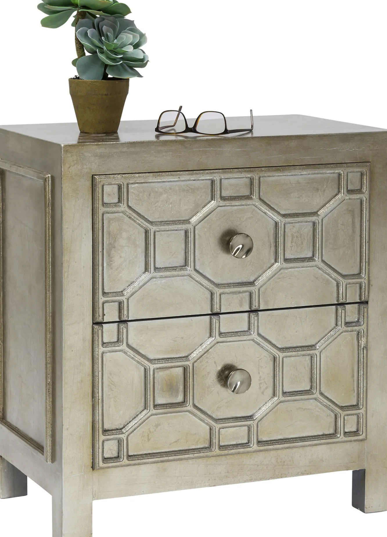 Best KARE Design Szafka nocna Alhambra 59x65 cm szampańska - KARE