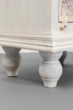 Hot KARE Design Szafka nocna 1-drzwiowa z drewna mango front kolorowy 50x70 cm - KARE