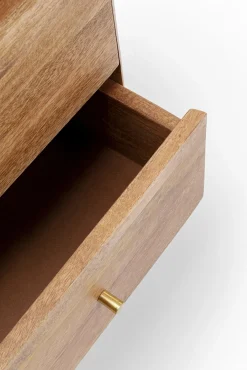 New KARE Design Szafka nocna Grace 50x55 cm drewno mango - blat marmur - KARE