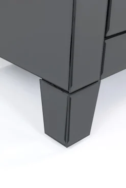 Outlet KARE Design Szafka nocna Luxury Push 49x50 cm szara - KARE