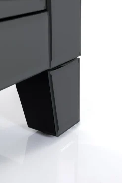 Outlet KARE Design Szafka nocna Luxury Push 49x50 cm szara - KARE