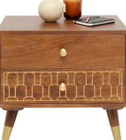 Outlet KARE Design Szafka nocna Muskat 45x53 cm drewniana - KARE