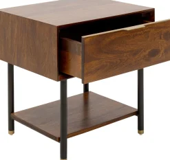 Best KARE Design Szafka nocna Ravello 50x40 cm mango brązowa - KARE