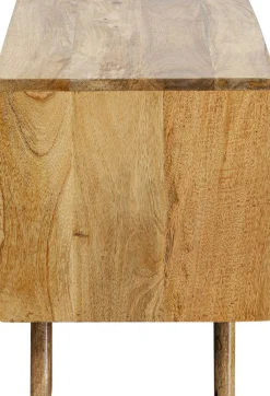 Outlet KARE Design Szafka nocna z 2 szufladami drewno mango kolorowe ornamenty 50x46 cm - KARE