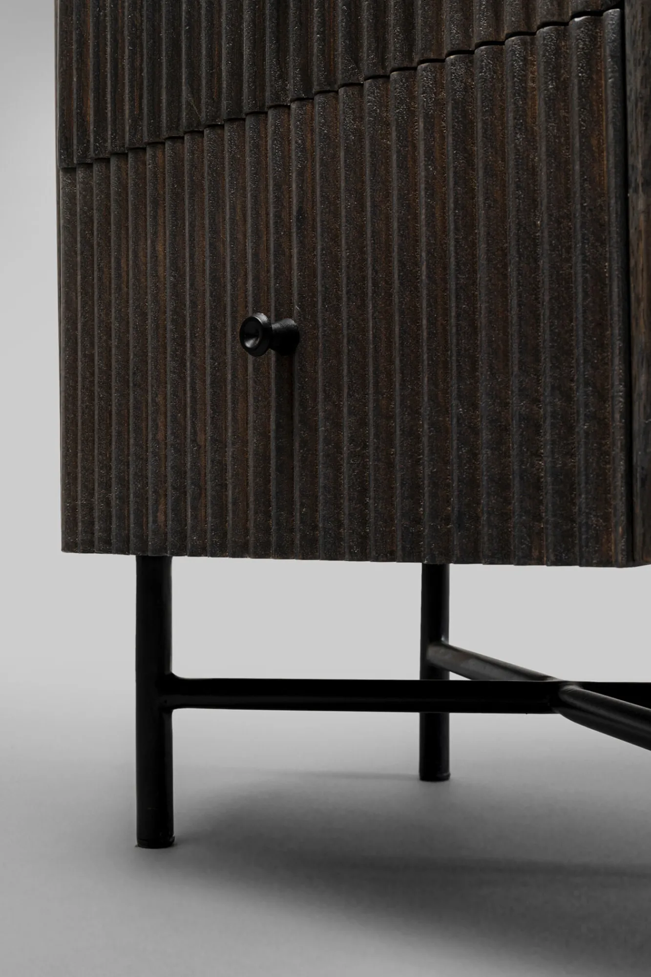 Sale KARE Design Szafka nocna z 2 szufladami drewno mango i marmur 50x55 cm - KARE