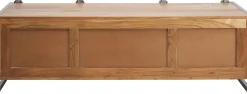 Sale KARE Design Szafka RTV drzwi przesuwne drewno akacjowe nogi stalowe 145x45 cm - KARE