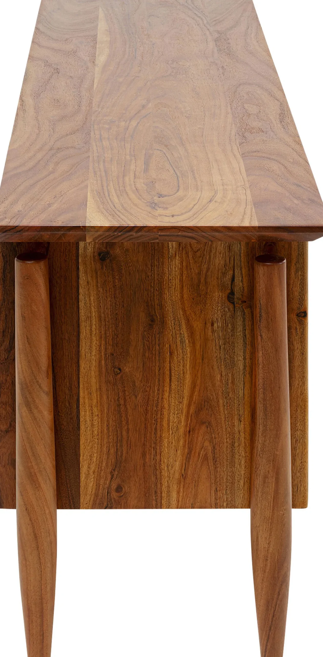 Hot KARE Design Szafka RTV 2-drzwiowa z szufladą i półką drewno akacjowe 175x55 cm - KARE