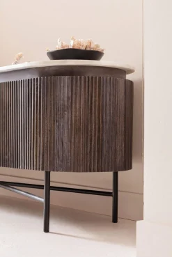 Online KARE Design Szafka RTV Glenn 150x54 cm biało-szara - KARE