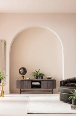 Online KARE Design Szafka RTV Glenn 150x54 cm biało-szara - KARE