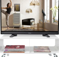 Hot KARE Design Szafka RTV Lounge 90x30 cm biała - KARE