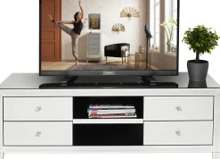 Best KARE Design Szafka RTV Luxury 140x50 cm lustrzana - KARE