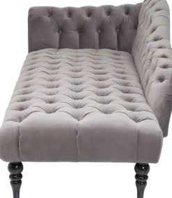 Clearance KARE Design Szezlong Desire 200x85 cm szary - KARE