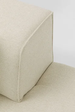 Discount KARE Design Szezlong tapicerowany moduł kremowy prawy 182x118 cm - KARE