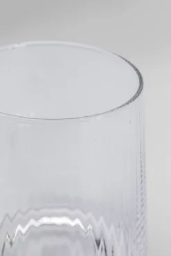 Hot KARE Design Szklanka Riffle 440 ml transparentna - KARE