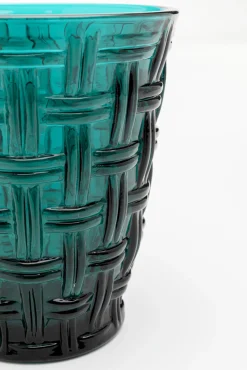 New KARE Design Szklanka Tissue niebieskozielona 10cm - KARE