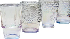 Online KARE Design Szklanki kolorowe 4-set 250 ml motyw zwierzęcy ryba - KARE