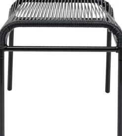 Clearance KARE Design Taboret - podnóżek ogrodowy Acapulco 40x40 cm czarny - KARE