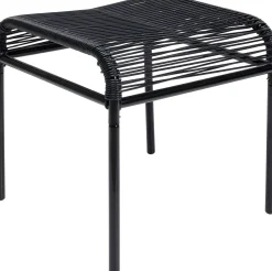 Clearance KARE Design Taboret - podnóżek ogrodowy Acapulco 40x40 cm czarny - KARE