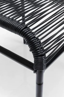 Clearance KARE Design Taboret - podnóżek ogrodowy Acapulco 40x40 cm czarny - KARE