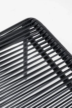 Clearance KARE Design Taboret - podnóżek ogrodowy Acapulco 40x40 cm czarny - KARE