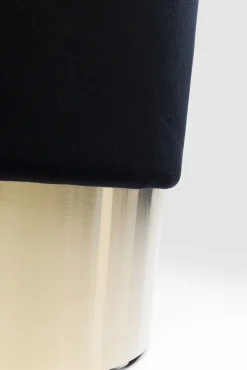 Sale KARE Design Taboret Cherry Ø35 cm czarny podstawa złota - KARE