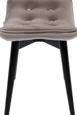 Clearance KARE Design Taboret Vicky Velvet 48x37 cm szary - KARE