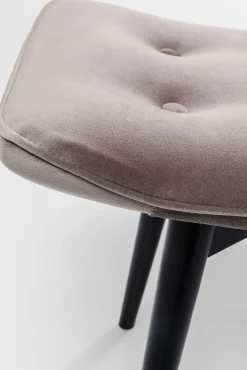 Clearance KARE Design Taboret Vicky Velvet 48x37 cm szary - KARE