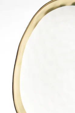 Hot KARE Design Talerz Bell ∅31 cm biało-złoty - KARE