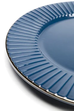 New KARE Design Talerz deserowy ceramiczny niebieski Ø20 cm - KARE