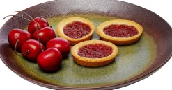 Fashion KARE Design Talerz deserowy fioletowo-zielony kamionka Ø22 cm - KARE