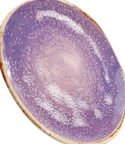 Sale KARE Design Talerz deserowy fioletowy Ø21 cm ceramika - KARE