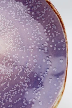 Sale KARE Design Talerz deserowy fioletowy Ø21 cm ceramika - KARE