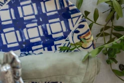 Best KARE Design Talerz deserowy Fresco Ø21 cm biało-niebieski - KARE