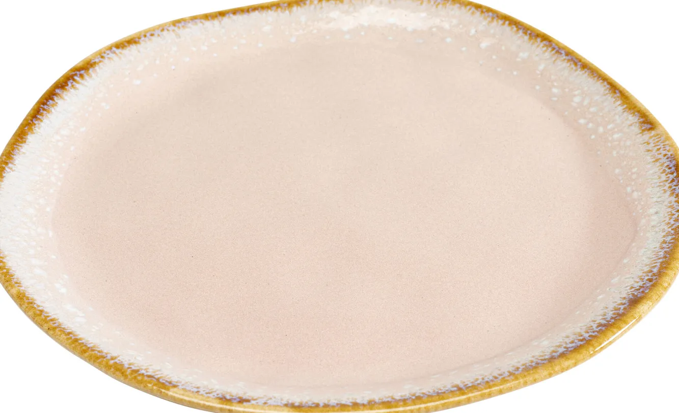 Fashion KARE Design Talerz deserowy kamionkowy różowy Ø20 cm - KARE