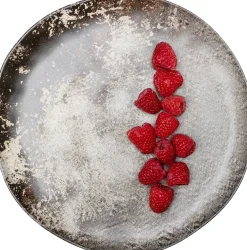 Hot KARE Design Talerz deserowy Savannah Ø20 cm brązowo-szary - KARE