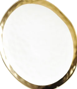 New KARE Design Talerz do serwowania Bell Ø38 cm biało-złoty - KARE