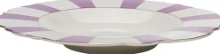 Outlet KARE Design Talerz głęboki Harlequin fioletowy Ø23cm - KARE