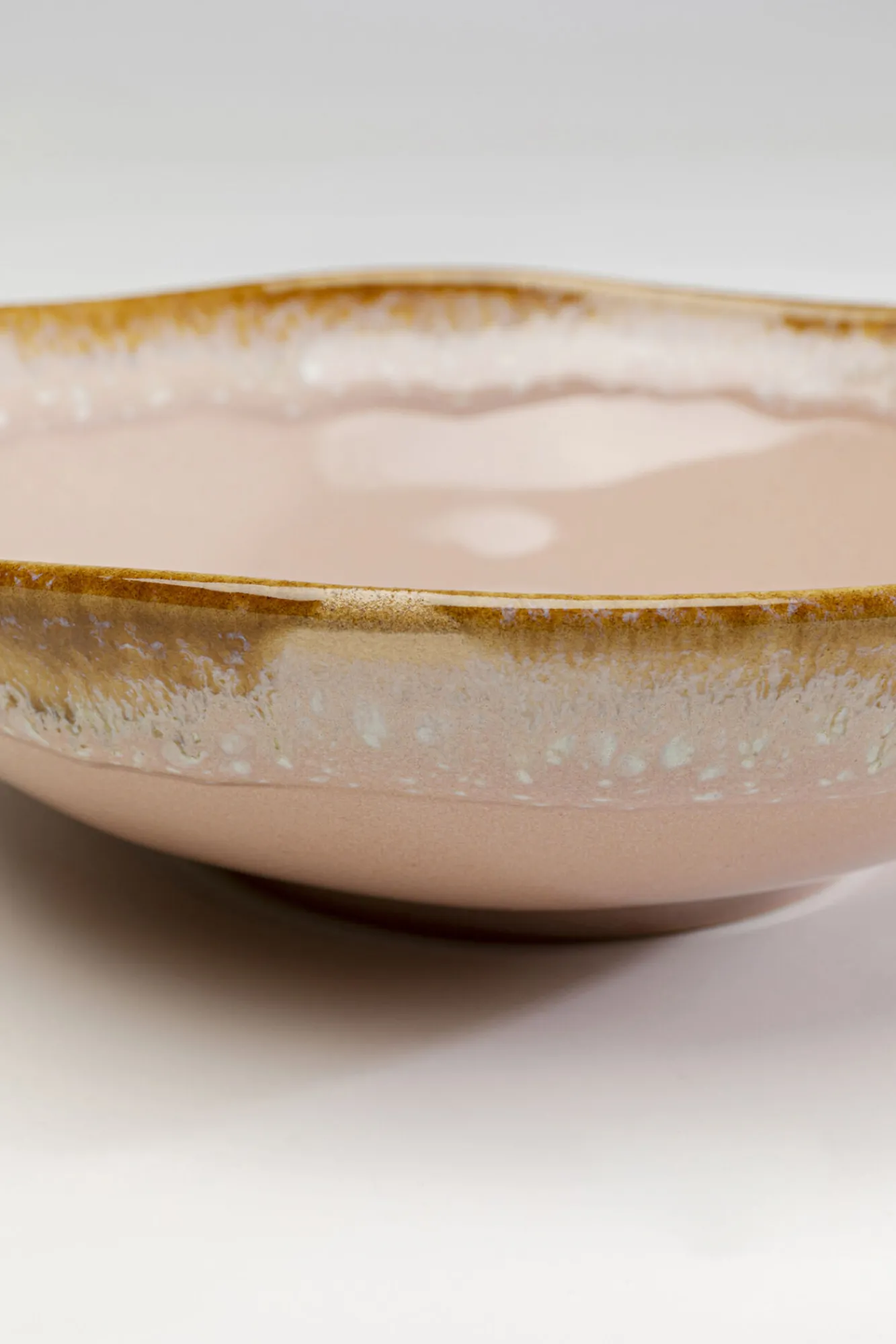 Clearance KARE Design Talerz głęboki kamionkowy różowy Ø20 cm 835 ml - KARE