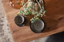 Sale KARE Design Talerz Gwayi czarno-biały Ø21 cm - KARE