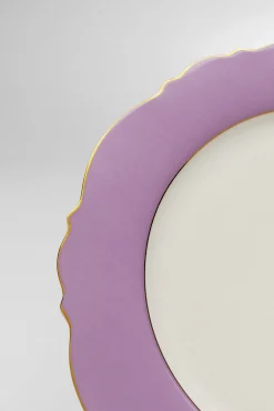 Best KARE Design Talerz Harlequin fioletowy Ø27cm - KARE