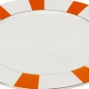 Online KARE Design Talerz Harlequin pomarańczowy Ø27cm - KARE