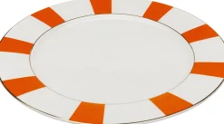 Online KARE Design Talerz Harlequin pomarańczowy Ø27cm - KARE